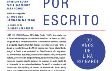 Presentación del libro Lina Bo Bardi por escrito en el Museo Experimental el Eco
